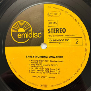 Barclay James Harvest – Early Morning Onwards LP (NM) - schallplattenparadis