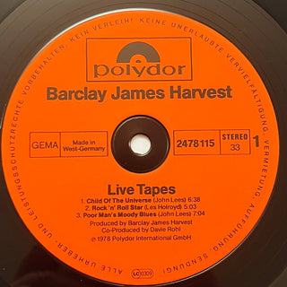 Barclay James Harvest ‎– Live Tapes Doppel LP (NM) - schallplattenparadis