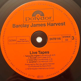 Barclay James Harvest ‎– Live Tapes Doppel LP (NM) - schallplattenparadis