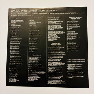 Barclay James Harvest ‎– Turn Of The Tide LP mit OIS (NM) - schallplattenparadis