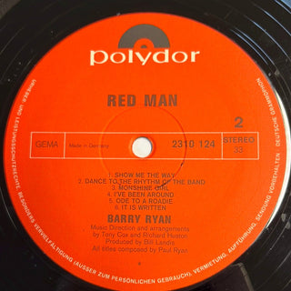 Barry Ryan ‎– Red Man LP (NM) - schallplattenparadis