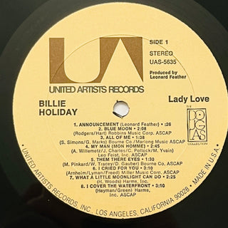 Billie Holiday ‎– Lady Love LP (NM) - schallplattenparadis