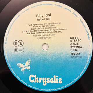 Billy Idol – Rebel Yell LP mit OIS (VG+) - schallplattenparadis