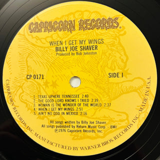 Billy Joe Shaver – When I Get My Wings LP mit OIS und Beiblatt (NM) - schallplattenparadis