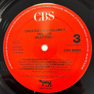 Billy Joel ‎– Greatest Hits Volume I & Volume II Doppel LP (NM) - schallplattenparadis