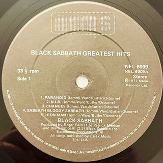 Black Sabbath ‎– Greatest Hits LP (NM) - schallplattenparadis