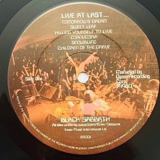 Black Sabbath ‎– Live At Last LP (NM) - schallplattenparadis