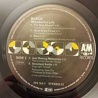 Black – Wonderful Life LP mit OIS (NM) - schallplattenparadis