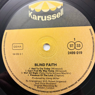 Blind Faith – Blind Faith LP (NM) - schallplattenparadis
