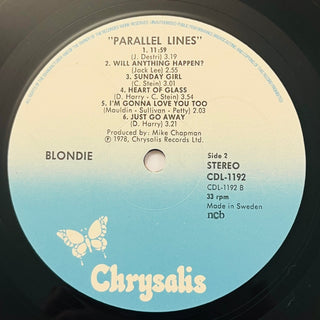 Blondie ‎– Parallel Lines LP mit OIS (NM) - schallplattenparadis