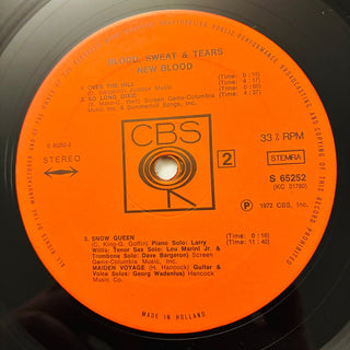 Blood, Sweat & Tears – New Blood LP (NM) - schallplattenparadis