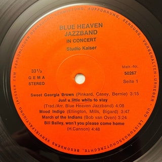 Blue Heaven Jazzband ‎– In Concert LP (NM) - schallplattenparadis