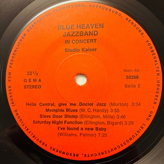 Blue Heaven Jazzband ‎– In Concert LP (NM) - schallplattenparadis