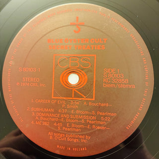 Blue Öyster Cult – Secret Treaties LP (NM) - schallplattenparadis