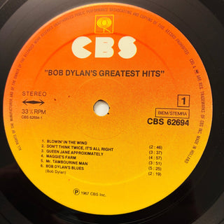 Bob Dylan ‎– Bob Dylan's Greatest Hits LP (NM) - schallplattenparadis