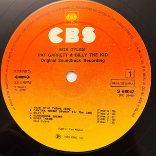 Bob Dylan ‎– Pat Garrett & Billy The Kid - Original Soundtrack Recording LP (VG+) - schallplattenparadis
