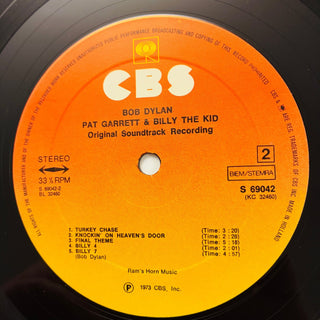 Bob Dylan ‎– Pat Garrett & Billy The Kid - Original Soundtrack Recording LP (VG+) - schallplattenparadis