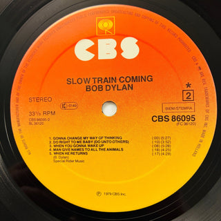 Bob Dylan – Slow Train Coming LP mit OIS (VG+) - schallplattenparadis