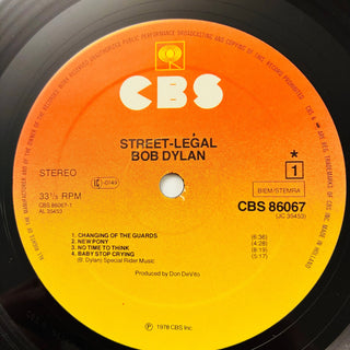 Bob Dylan – Street - Legal LP mit OIS (NM) - schallplattenparadis