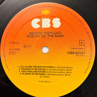 Bob Dylan / The Band ‎– Before The Flood Doppel LP (NM) - schallplattenparadis