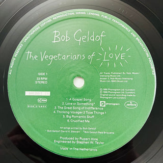 Bob Geldof ‎– The Vegetarians Of Love LP mit OIS (VG+) - schallplattenparadis