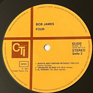 Bob James ‎– BJ4 LP (VG+) - schallplattenparadis