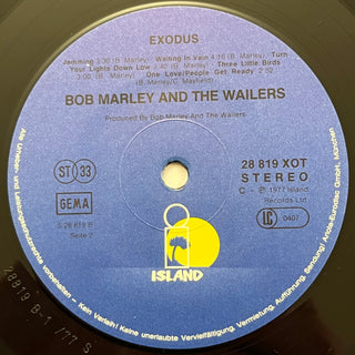 Bob Marley & The Wailers ‎– Exodus LP mit OIS (VG+) - schallplattenparadis