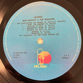 Bob Marley & The Wailers ‎– Legend - The Best Of Bob Marley And The Wailers LP (NM) - schallplattenparadis