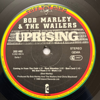 Bob Marley & The Wailers ‎– Uprising LP (VG+) - schallplattenparadis