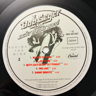 Bob Seger & The Silver Bullet Band – Against The Wind LP mit OIS (NM) - schallplattenparadis