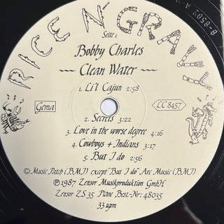 Bobby Charles ‎– Clean Water LP mit OIS (NM) - schallplattenparadis