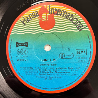 Boney M. ‎– Love For Sale LP mit Poster (NM) - schallplattenparadis