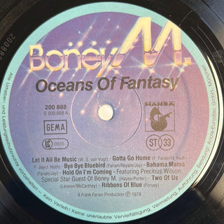 Boney M. ‎– Oceans Of Fantasy LP mit OIS (VG) - schallplattenparadis