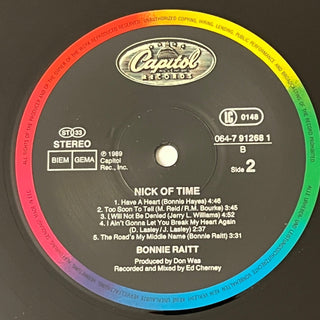 Bonnie Raitt ‎– Nick Of Time LP mit OIS (VG+) - schallplattenparadis