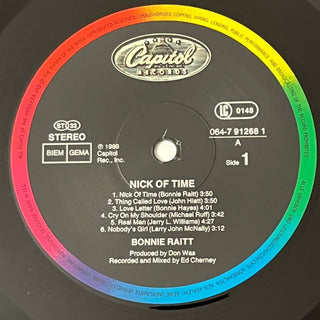 Bonnie Raitt ‎– Nick Of Time LP mit OIS (VG+) - schallplattenparadis