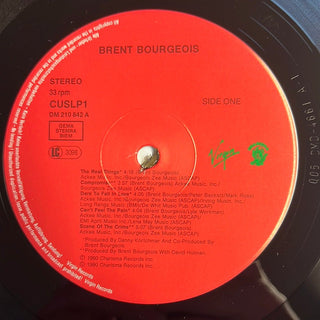 Brent Bourgeois ‎– Brent Bourgeois LP mit OIS (NM) - schallplattenparadis