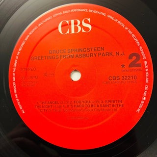 Bruce Springsteen – Greetings From Asbury Park N.J. LP mit OIS (NM) - schallplattenparadis
