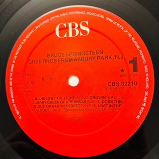 Bruce Springsteen – Greetings From Asbury Park N.J. LP mit OIS (NM) - schallplattenparadis