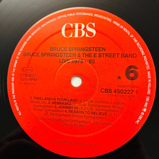 Bruce Springsteen & The E Street Band – Live/1975 - 85 - 5 x LP - Box (NM) - schallplattenparadis