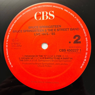 Bruce Springsteen & The E Street Band – Live/1975 - 85 - 5 x LP - Box (NM) - schallplattenparadis