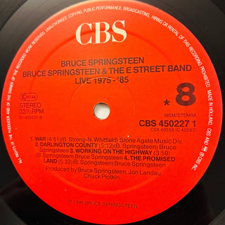 Bruce Springsteen & The E Street Band – Live/1975 - 85 - 5 x LP - Box (NM) - schallplattenparadis
