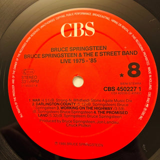 Bruce Springsteen & The E Street Band ‎– Live/1975 - 85 - Box - 5 LPs (VG+) - schallplattenparadis