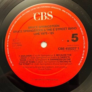 Bruce Springsteen & The E Street Band ‎– Live/1975 - 85 - Box - 5 LPs (VG+) - schallplattenparadis