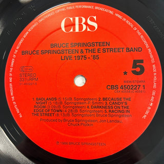 Bruce Springsteen & The E Street Band ‎– Live/1975 - 85 LP - Box (5LPs) (NM) - schallplattenparadis
