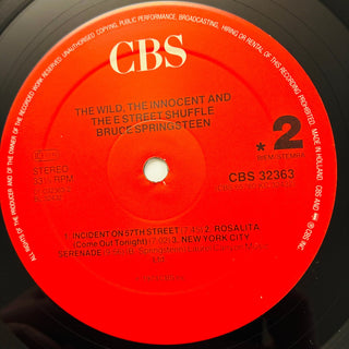 Bruce Springsteen – The Wild, The Innocent & The E Street Shuffle LP (NM) - schallplattenparadis