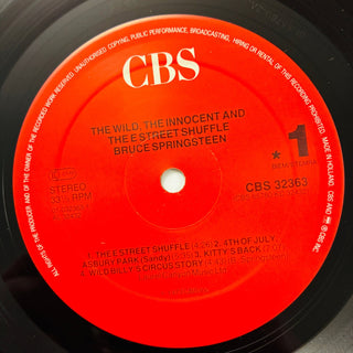 Bruce Springsteen – The Wild, The Innocent & The E Street Shuffle LP (NM) - schallplattenparadis