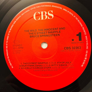 Bruce Springsteen – The Wild, The Innocent & The E Street Shuffle LP (NM) - schallplattenparadis