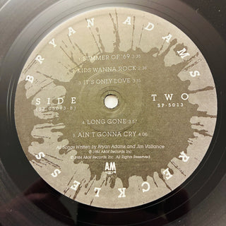 Bryan Adams ‎– Reckless LP mit OIS (NM) - schallplattenparadis