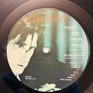Bryan Ferry – Boys And Girls LP (NM) - schallplattenparadis