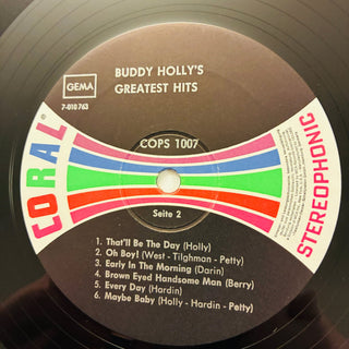 Buddy Holly – Buddy Holly's Greatest Hits LP (NM) - schallplattenparadis